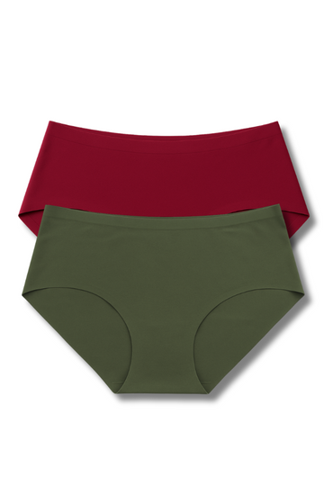 S Size Seamless Panties for Women | Pack of 2 | Invisible, Lightweight, No Panty Lines | Daily Wear