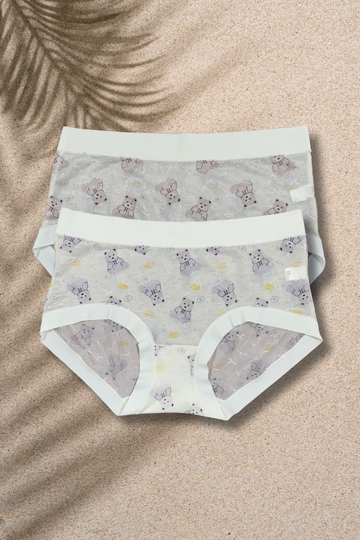 M & L Size | Limited Edition Seamless Panda Print Air Panties | Super Thin, Breathable & Full Coverage