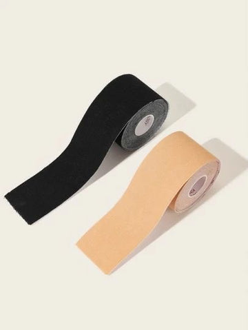 BODY TAPE BOOB TAPE FOR INSTANT LIFT AND SHAPE WITH 2 NIPPLE COVERS