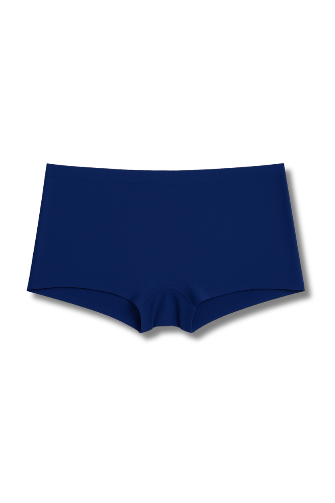 Fits M, L & XL Free Size Seamless Boy Shorts Panties for Women | Pack of 2 | High Rise, Full Coverage