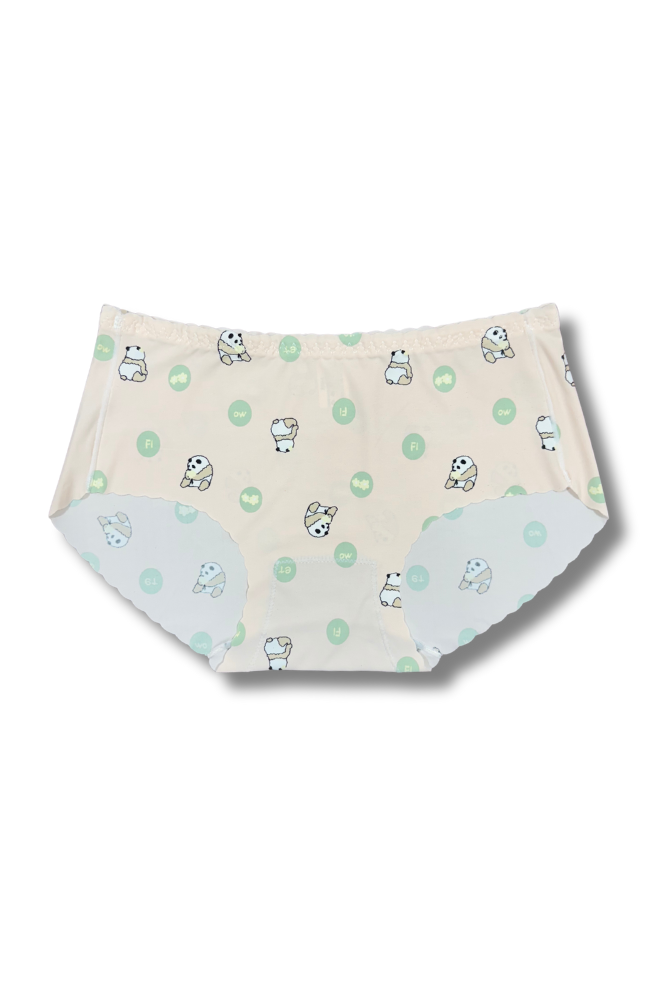 (Fits M–L)Seamless Printed Panties 👙 | Mid-Rise Hipster | Super Stretchable Comfort ( Pack of 2)