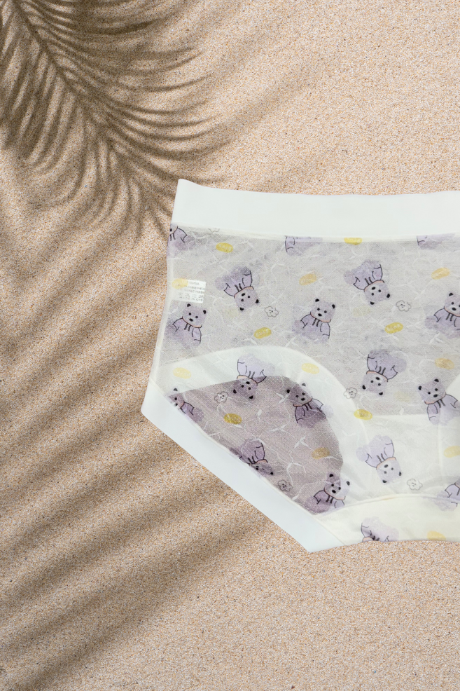 M & L Size | Limited Edition Seamless Panda Print Air Panties | Super Thin, Breathable & Full Coverage