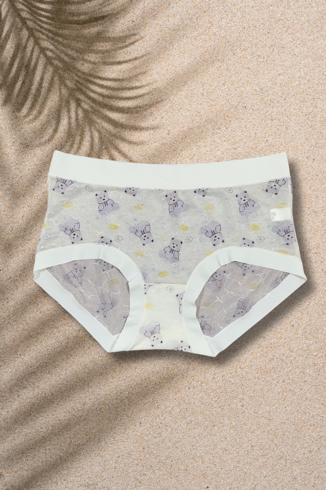 M & L Size | Limited Edition Seamless Panda Print Air Panties | Super Thin, Breathable & Full Coverage