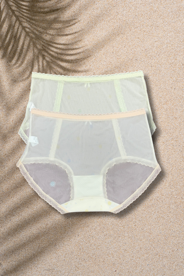 M & L Size | Seamless Air Panty for Women | Ultra-Thin, Breathable & Quick Dry | Cute Bow Design