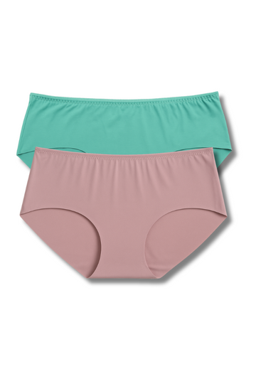 XL & XXL Size | Seamless Hipster Panty for Women | Pack of 2 | Soft Elastic, Mid-Rise & No Visible Lines