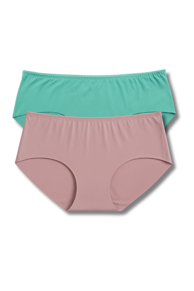 XL & XXL Size | Seamless Hipster Panty for Women | Pack of 2 | Soft Elastic, Mid-Rise & No Visible Lines