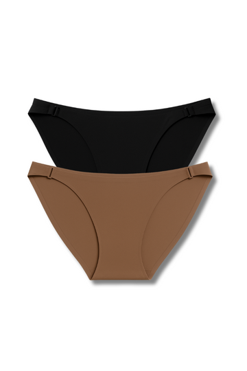 L&XL Size | Seamless Panty with Front Ring Design | Pack of 2 | Soft, Stretchable &amp; No Visible Lines