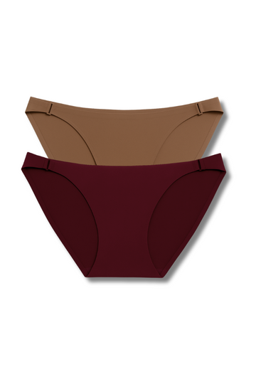 S & M Size | Seamless Panty with Front Ring Design | Pack of 2 | Soft, Stretchable & No Visible Lines