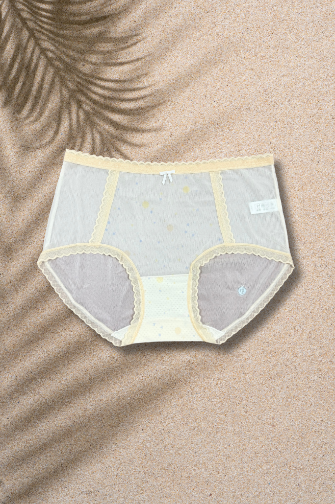 M & L Size | Seamless Air Panty for Women | Ultra-Thin, Breathable & Quick Dry | Cute Bow Design