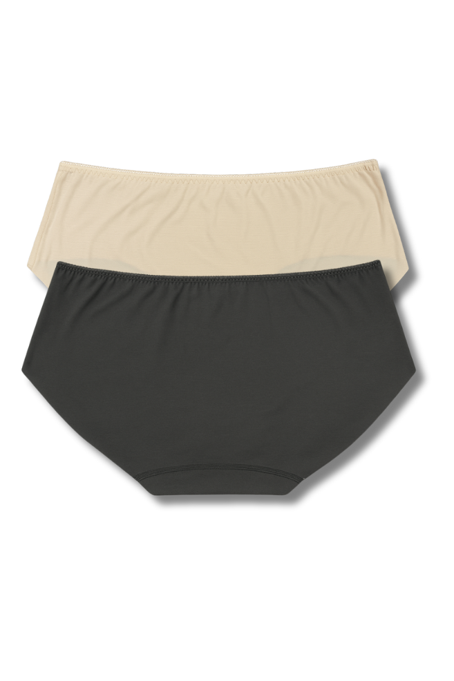 M & L Size | Seamless Hipster Panty for Women | Pack of 2 | Soft Elastic, Mid-Rise & No Visible Lines