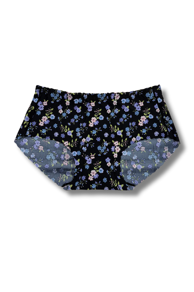 (Fits M–L)Seamless Printed Panties 👙 | Mid-Rise Hipster | Super Stretchable Comfort (Pack of 2)