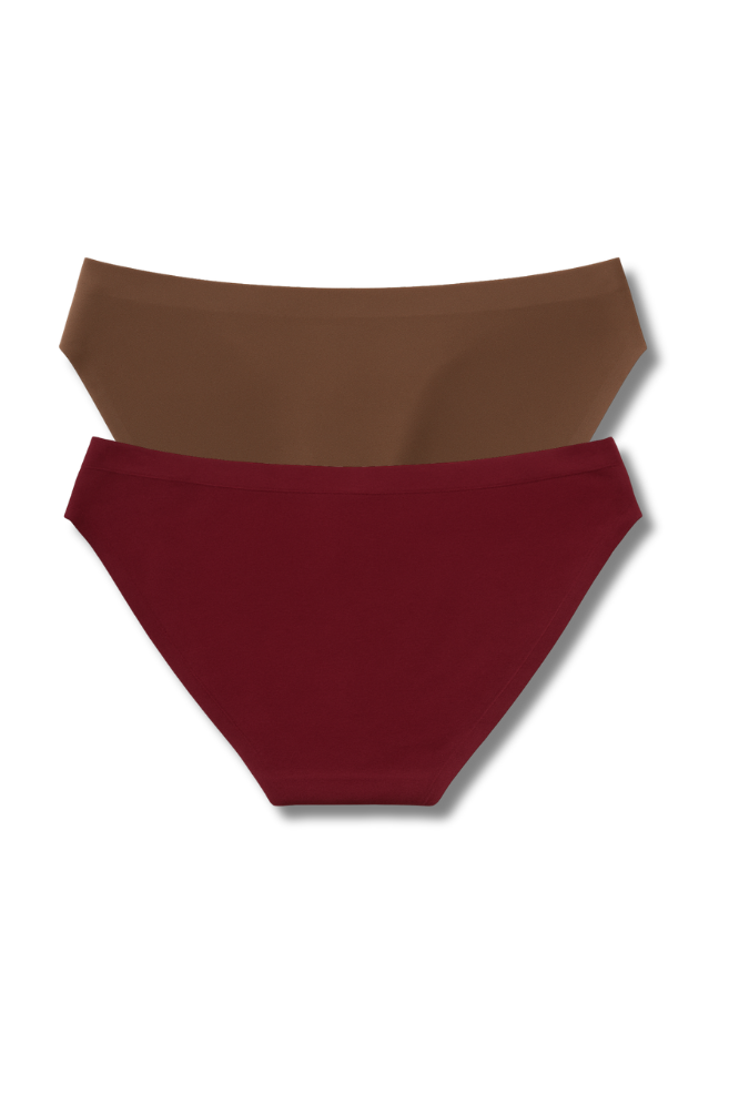 S & M Size | Seamless Panty with Front Ring Design | Pack of 2 | Soft, Stretchable & No Visible Lines