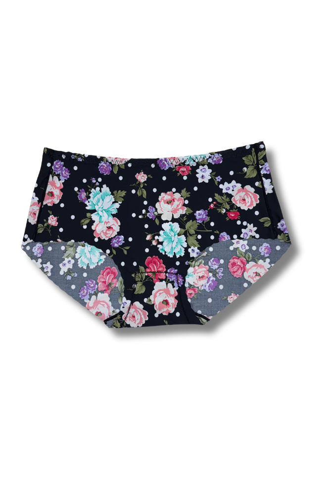 Plus Size Seamless Printed Panties 👙 | Mid-Rise Hipster | Super Stretchable Comfort (2XL/3XL, Pack of 2)