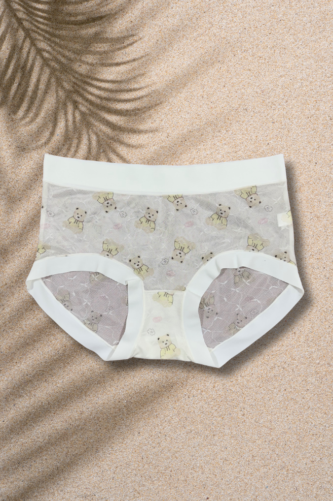M & L Size | Limited Edition Seamless Panda Print Air Panties | Super Thin, Breathable & Full Coverage