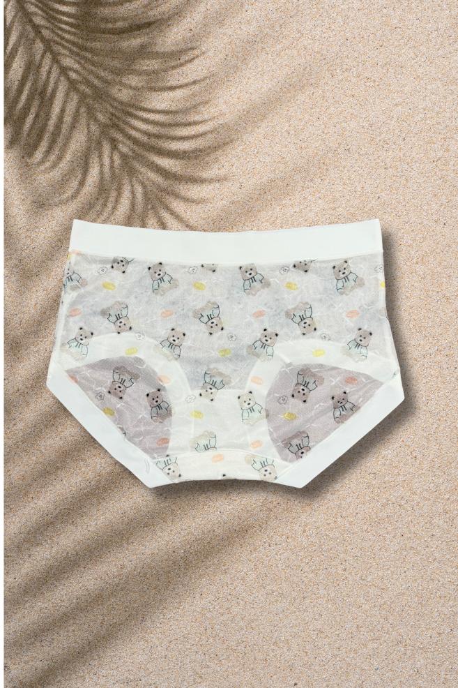 M & L Size | Limited Edition Seamless Panda Print Air Panties | Super Thin, Breathable & Full Coverage