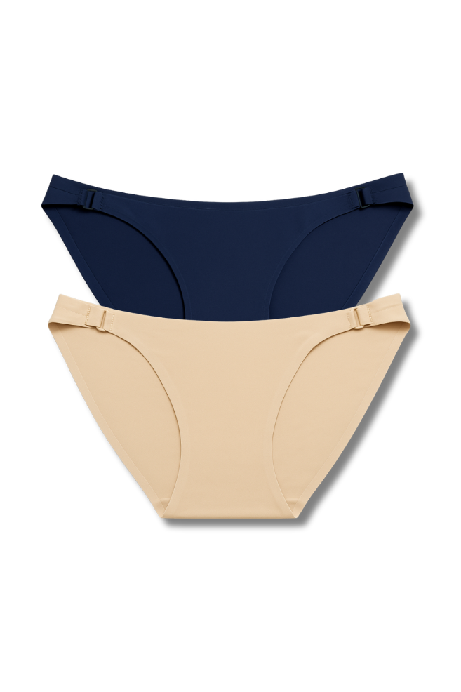 L & XL Size | Seamless Panty with Front Ring Design | Pack of 2 | Soft, Stretchable & No Visible Lines