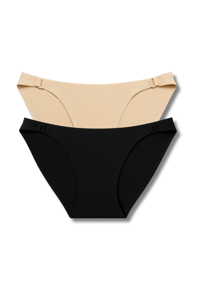 S & M Size | Seamless Panty with Front Ring Design | Pack of 2 | Soft, Stretchable & No Visible Lines