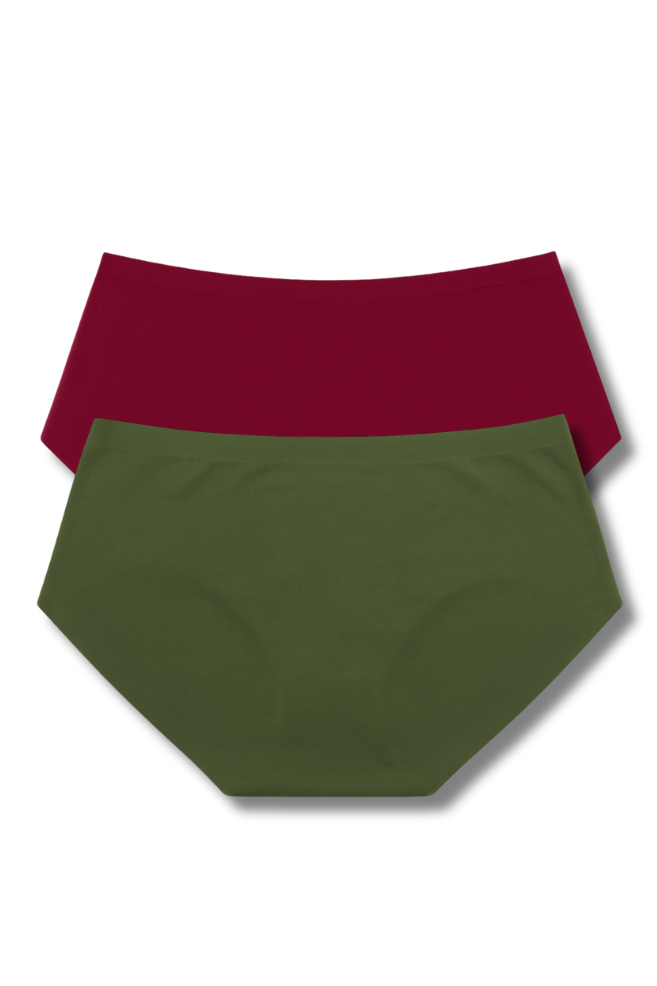 S Size Seamless Panties for Women | Pack of 2 | Invisible, Lightweight, No Panty Lines | Daily Wear
