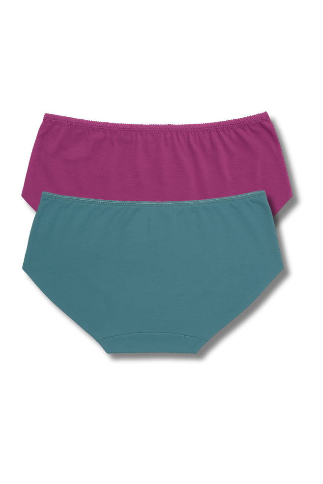 M & L Size | Seamless Hipster Panty for Women | Pack of 2 | Soft Elastic, Mid-Rise & No Visible Lines