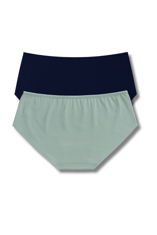 XL & XXL Size | Seamless Hipster Panty for Women | Pack of 2 | Soft Elastic, Mid-Rise & No Visible Lines