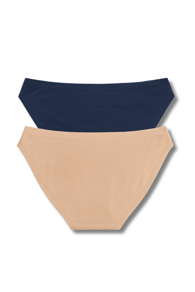 L & XL Size | Seamless Panty with Front Ring Design | Pack of 2 | Soft, Stretchable & No Visible Lines