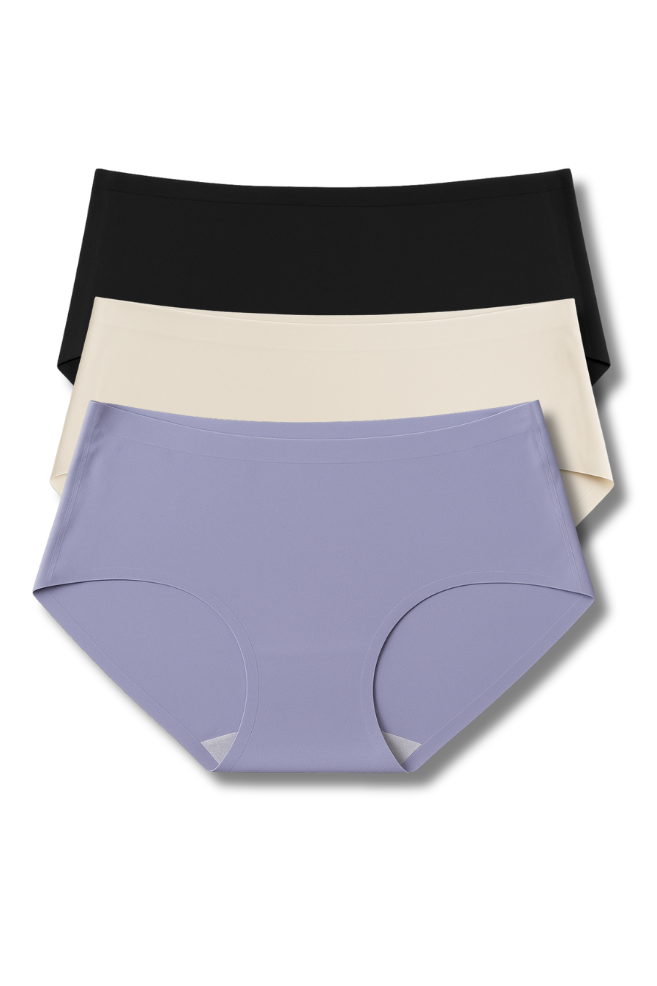 S Size Seamless Panties for Women | Pack of 3 | Invisible, Lightweight, No Panty Lines | Daily Wear