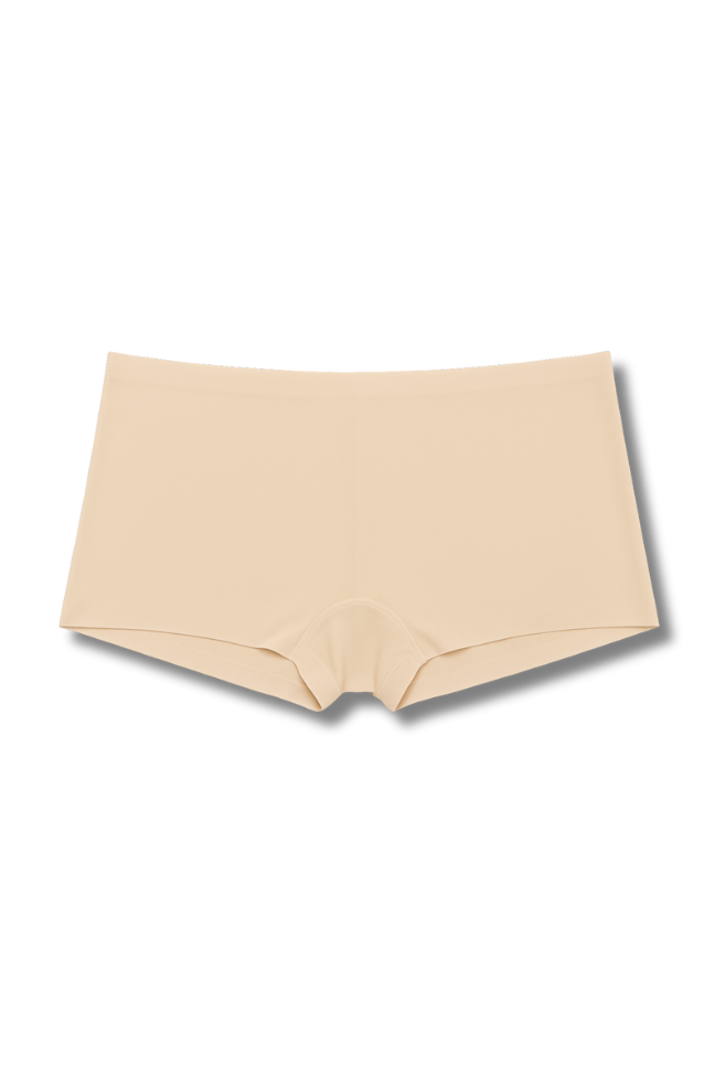 Fits M, L & XL Free Size Seamless Boy Shorts Panties for Women | Pack of 2  | High Rise, Full Coverage