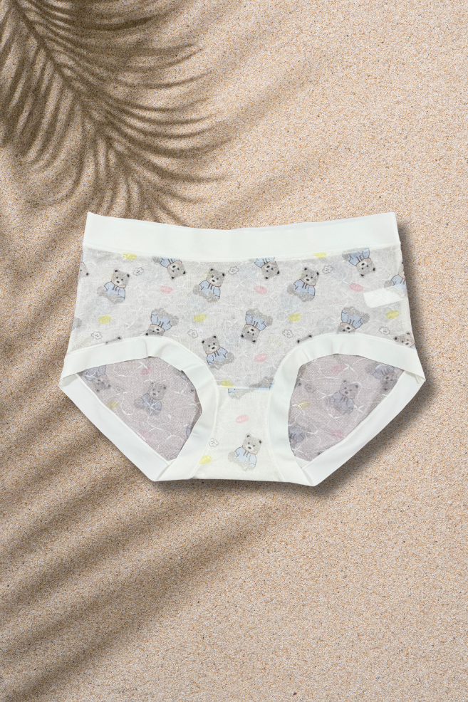 M & L Size | Limited Edition Seamless Panda Print Air Panties | Super Thin, Breathable & Full Coverage