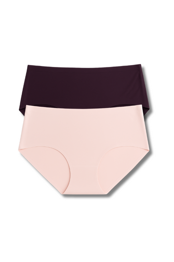 XL-2XL Seamless Panty Pack of 2 for Women | Super Stretchable, Lightweight, Mid-Rise Hipster | Daily Wear Comfort