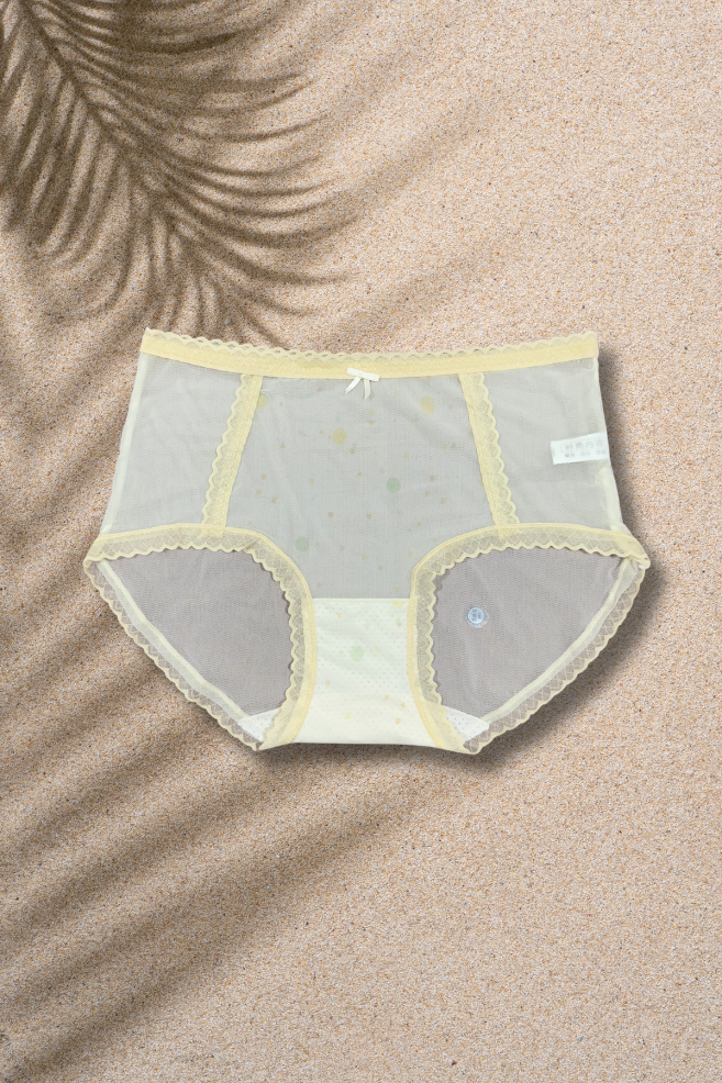 M & L Size | Seamless Air Panty for Women | Ultra-Thin, Breathable & Quick Dry | Cute Bow Design