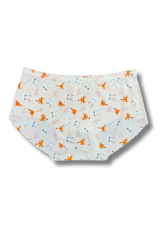 (Fits M–L)Seamless Printed Panties 👙 | Mid-Rise Hipster | Super Stretchable Comfort (Pack of 2)
