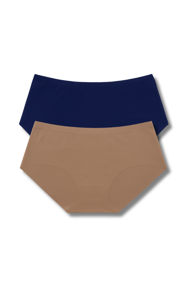 M & L Size Seamless Panties for Women | Pack of 2 | Invisible, Lightweight, No Panty Lines | Daily Wear