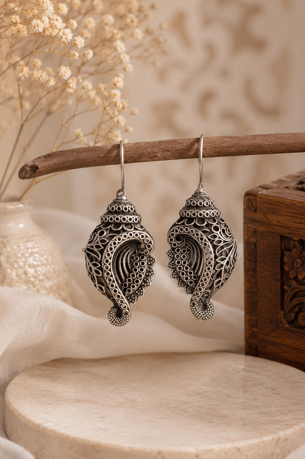 Mehfil Paisley Drops Earring