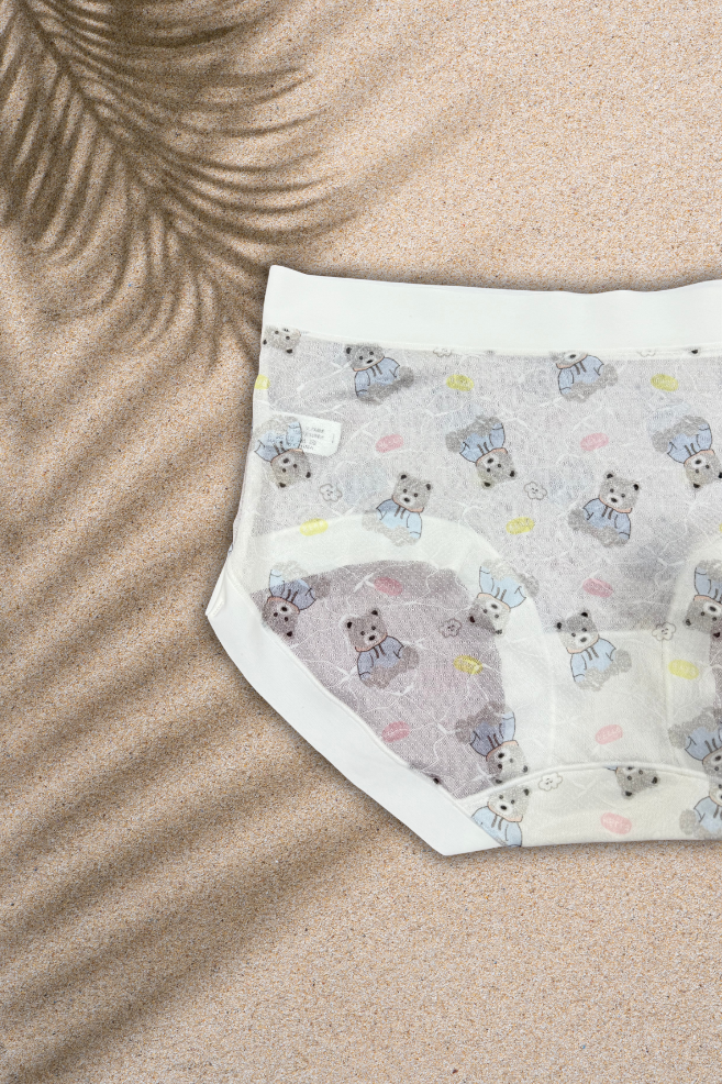 M & L Size | Limited Edition Seamless Panda Print Air Panties | Super Thin, Breathable & Full Coverage