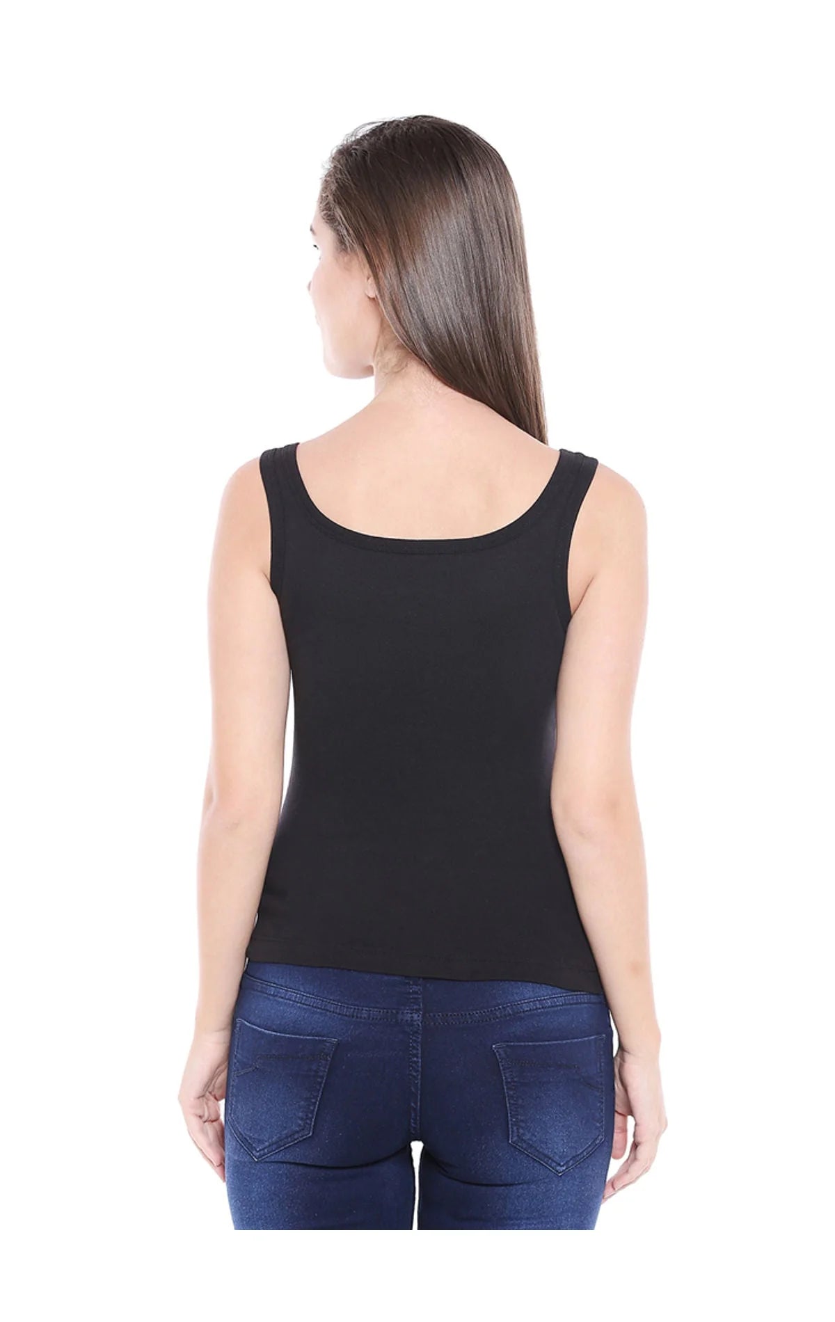 DAILYWEAR BODYCARE SLIP - Broad Straps U Neck Camisole - 44S