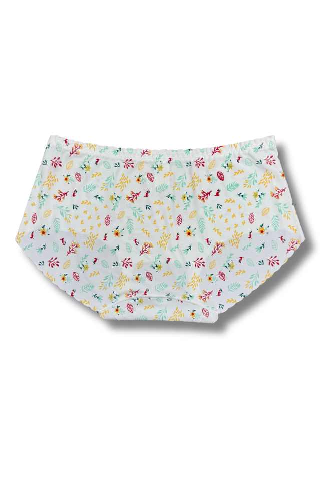 (Fits M–L)Seamless Printed Panties 👙 | Mid-Rise Hipster | Super Stretchable Comfort (Pack of 2)