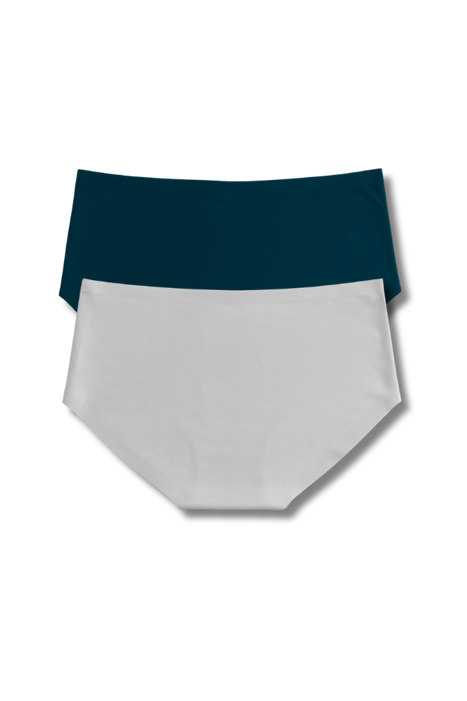 XL-2XL Seamless Panty Pack of 2 for Women | Super Stretchable, Lightweight, Mid-Rise Hipster | Daily Wear Comfort