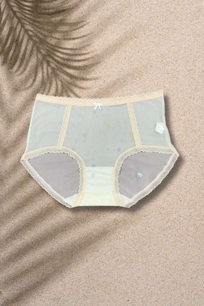 M & L Size | Seamless Air Panty for Women | Ultra-Thin, Breathable & Quick Dry | Cute Bow Design