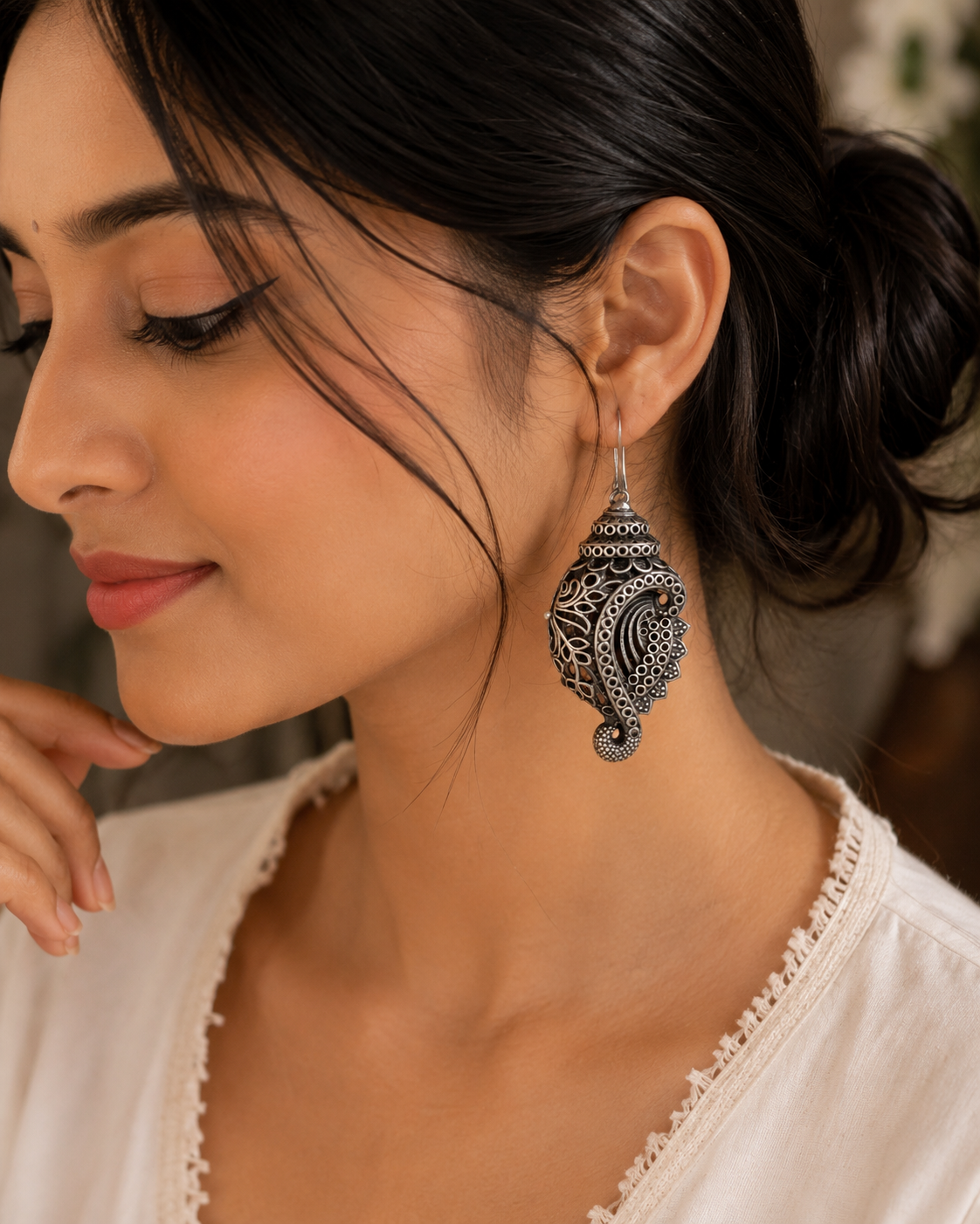 Mehfil Paisley Drops Earring