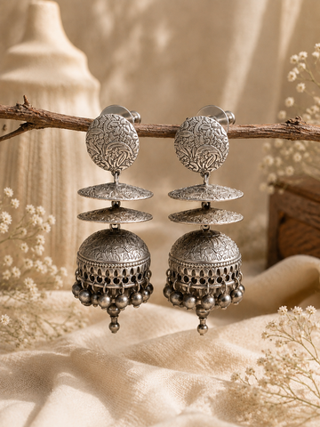 Rajwadi Chandni Jhumkas