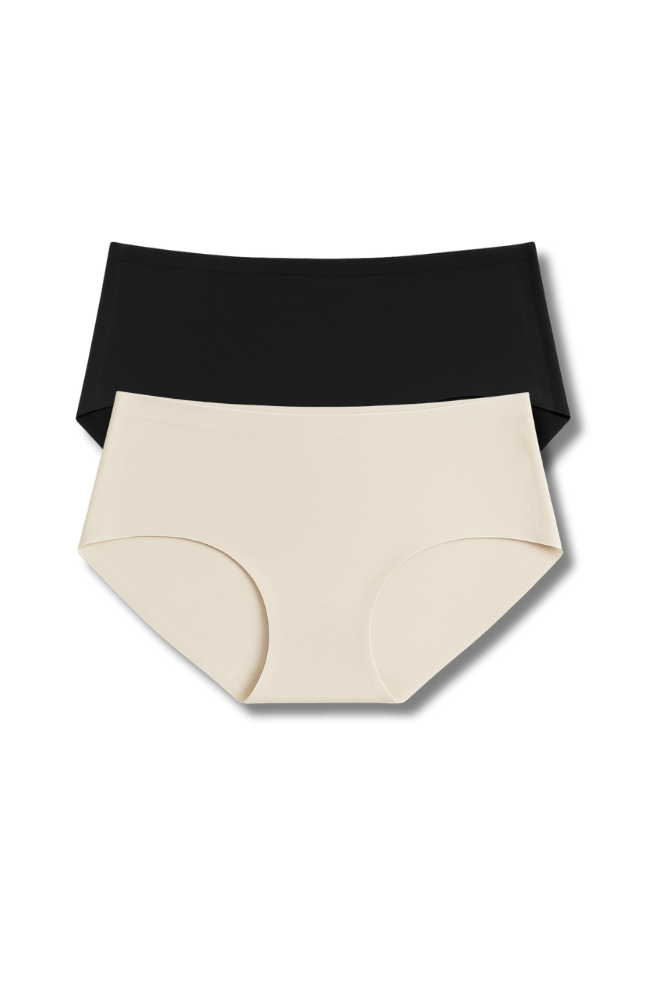 XL-2XL Seamless Panty Pack of 2 for Women | Super Stretchable, Lightweight, Mid-Rise Hipster | Daily Wear Comfort