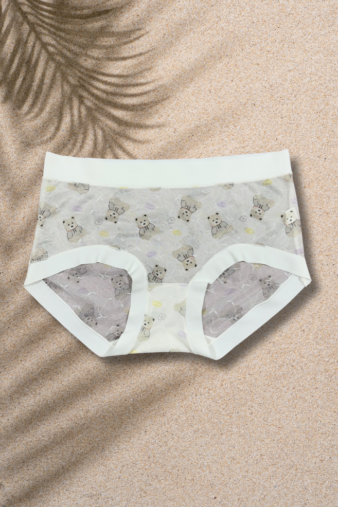 M & L Size | Limited Edition Seamless Panda Print Air Panties | Super Thin, Breathable & Full Coverage