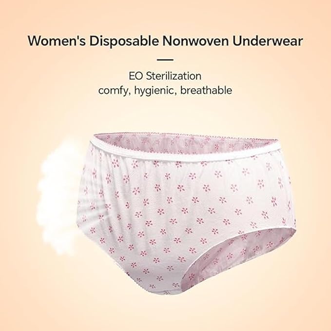 Women Disposable Panties for Travelling/Body Spa/Massage/Maternity/Period – Pack of 6 pcs