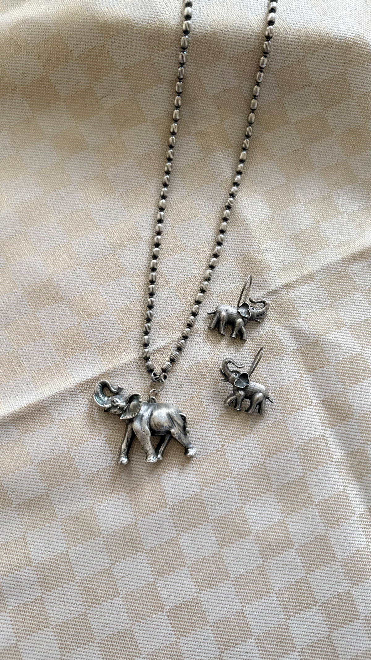 Gajraj Oxidised Necklace Set