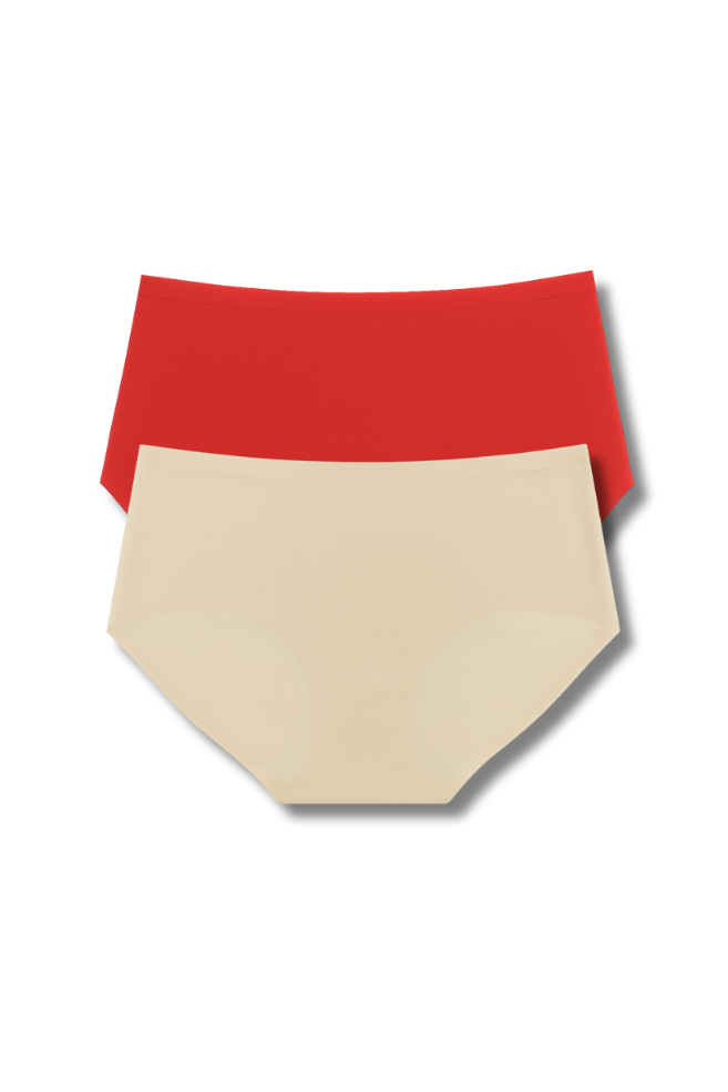 M & L Size Seamless Panties for Women | Pack of 2 | Invisible, Lightweight, No Panty Lines | Daily Wear