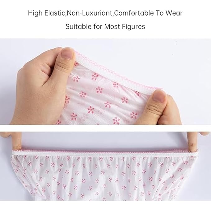 Women Disposable Panties for Travelling/Body Spa/Massage/Maternity/Period – Pack of 6 pcs