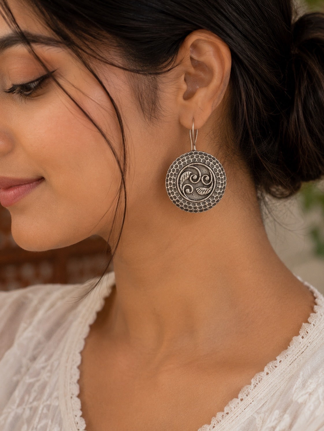 Vriksha Spiral Earrings