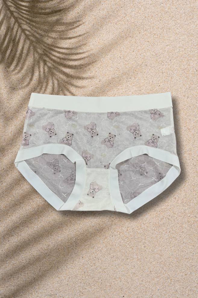 M & L Size | Limited Edition Seamless Panda Print Air Panties | Super Thin, Breathable & Full Coverage