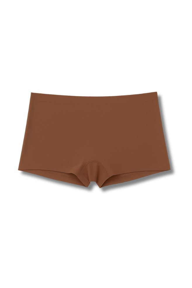 Fits M, L & XL Free Size Seamless Boy Shorts Panties for Women | Pack of 2 | High Rise, Full Coverage