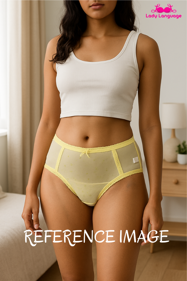 M & L Size | Seamless Air Panty for Women | Ultra-Thin, Breathable & Quick Dry | Cute Bow Design
